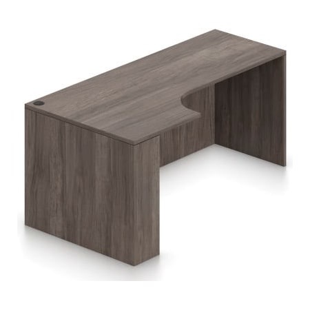 Gec Offices To Go Left Hand Corner Credenza - 71"W x 24/36"D x 29-1/2"H - Artisan Gray SL7136CEL-AGL